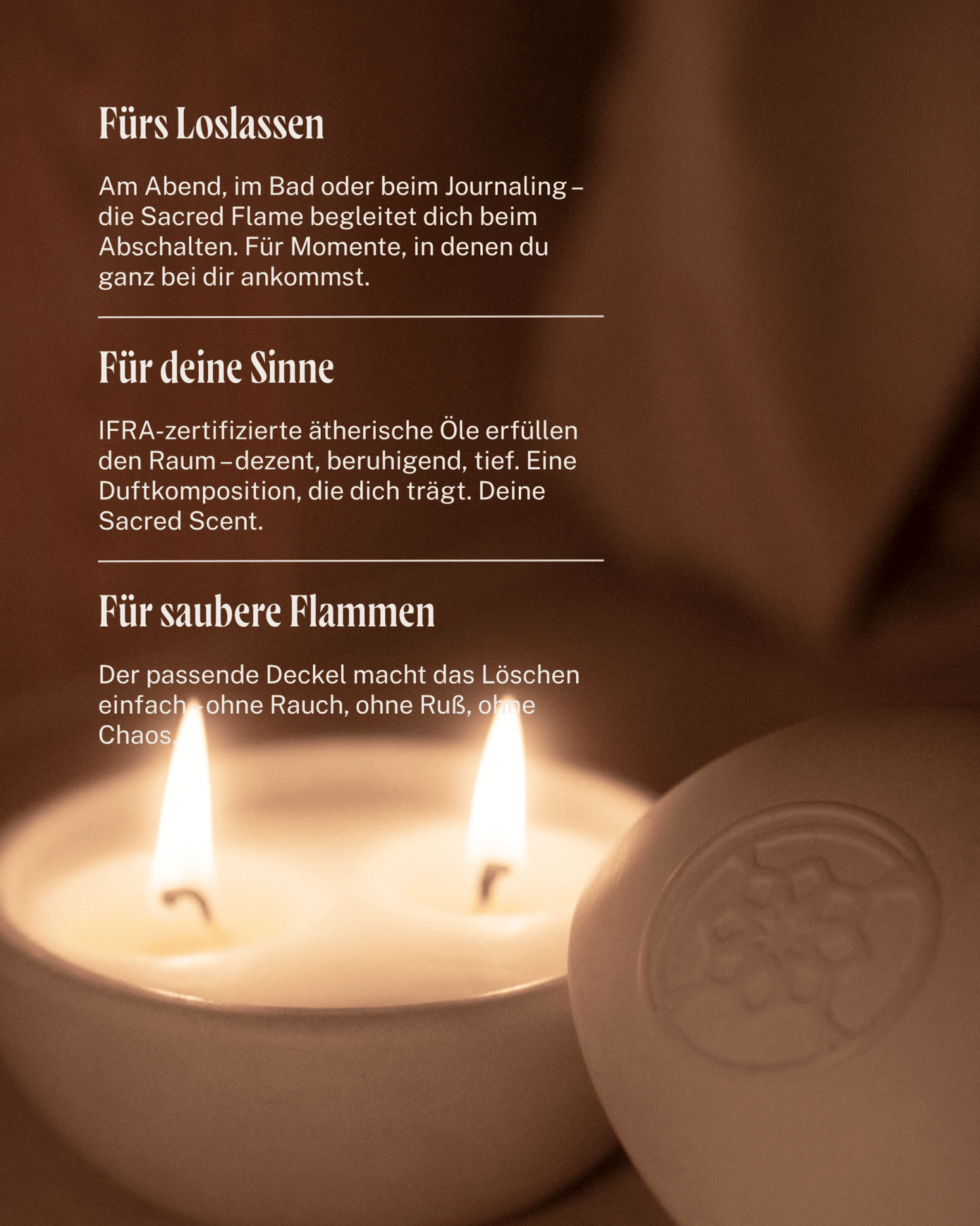 Sacred Flame - Warmth & Calmness in a Scent
