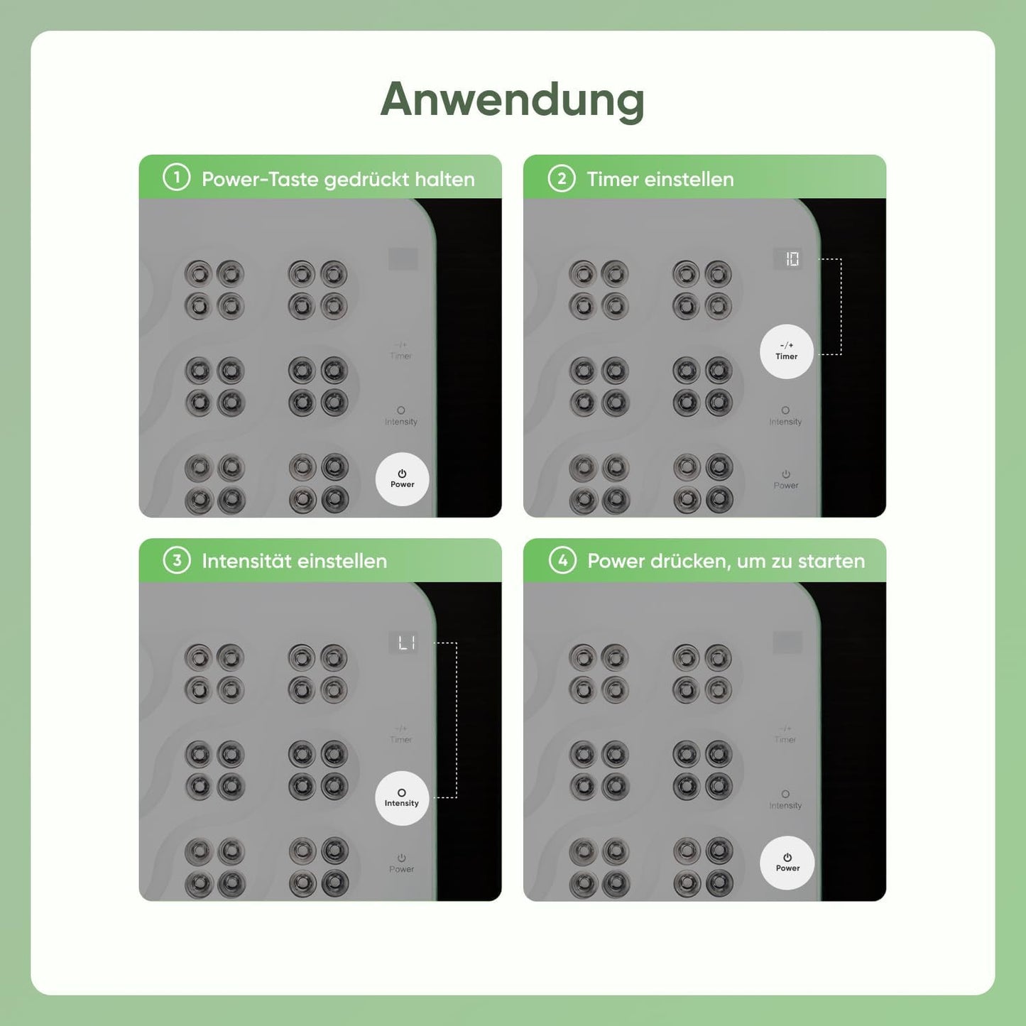 Nanoleaf Rotlichttherapie-Panel LED
