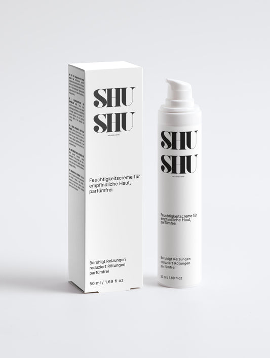 Feuchtigkeitscreme für empfindliche Haut, parfümfrei #natural